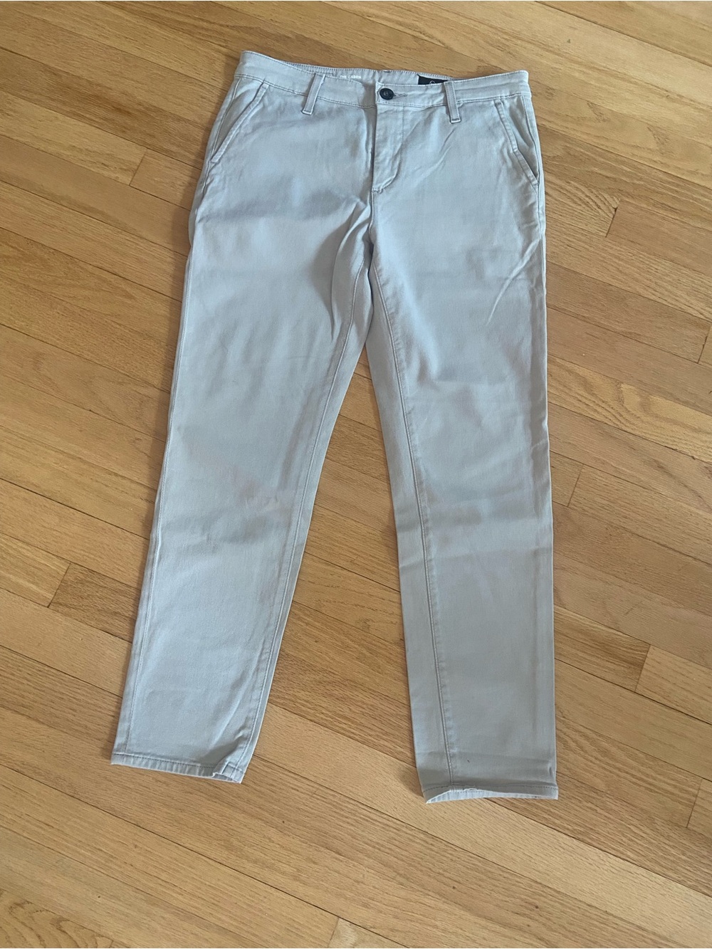 AG Adriano Goldschmied The Caden Light Grey Gray Trousers Pants 26R NEW NWOT